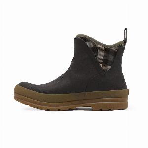 Muck Boot Originals Ankle Rubber Womens Waterproof Boots  UK 6  US 8 Women  EU 39  Brown Plaid  SizeUS 8 Women