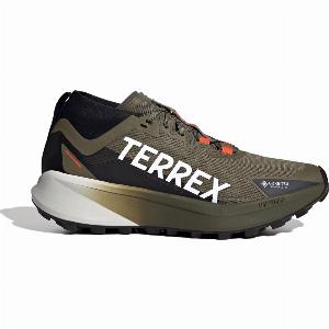 Adidas Terrex trail running shoes Agravic Black  Green