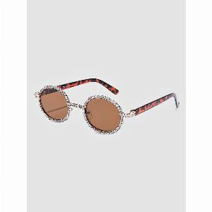 Empyre Bling Round Brown Sunglasses brown