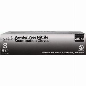 Powder Free Black Nitrile Gloves Small 100Ct