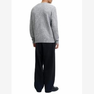 JackJones maglia uomo misto lana grigio melange