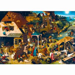 Puzzle Pieter Bruegel the Elder  Netherlandish Proverbs 1559