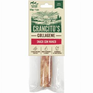 Crancitos Stick Collagene snack naturale per cani  Manzo  50 gr  1 ORDINE scegli lo sconto BZR5  BZR20  200 punti fedeltà
