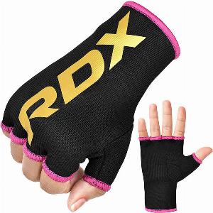 RDX Bp Inner Gloves Elasticated Half Finger For Women OekoTex Standard 100 Certified Pink  S