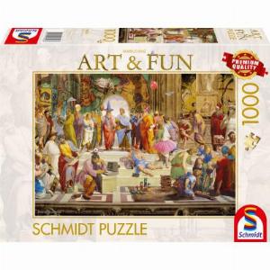 Schmidt Spiele Die Schule von Athen 2024 1000 Teile Puzzle SchmidtSpiele58526
