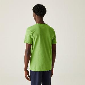Regatta Mens Breathable Breezed IV Graphic Print Tshirt Piquant Green Size M