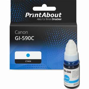 PrintAbout Druckerpatrone GI590C Cyan für Canon