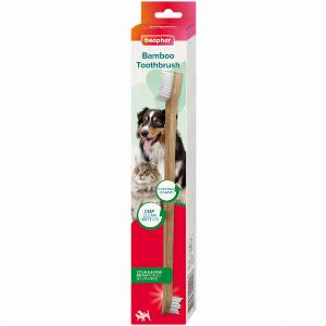 The Pharm Pet Co Enjoy 22% Discount on Beaphar DoubleEnded Bamboo Toothbrush for Pets 8711231212927