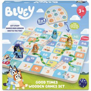 Bluey Good Times Wooden Games Set