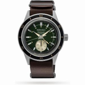 60s Style Green 41mm Mens Watch