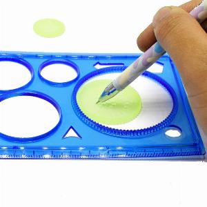Puzzle de peinture multifonction spirographe règle géométrique outils de dessin pour étudiants jouets de dessin outil dapprentissage de lart pour enfants