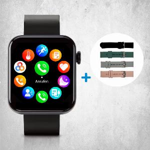 17 Rabatt auf Kendox LifeTracker 2in1 Smartwatch  Fitnessuhr plus 4 Ersatzarmbänder