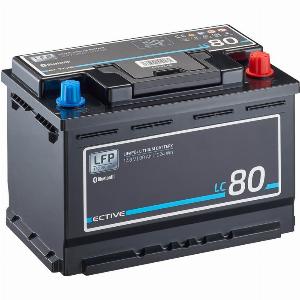24 Rabatt ECTIVE LC 80 BT 12V LiFePO4 Lithiumbatterie 80 Ah
