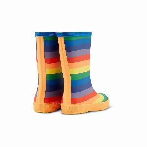 Hunter First Rainbow Print Rubber Multicoloured Wellington Boots
