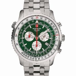 Swiss Alpine Military 70789134 Chronograph Herrenuhr 45mm 10ATM