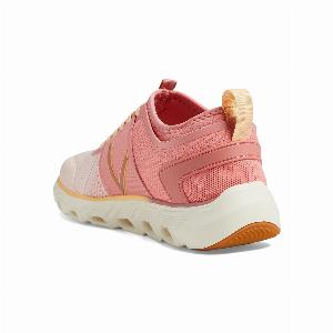 Vionic Captivate Synthetic Textile Womens Lace Up Sneakers  Smoked Salmon  SizeUS 9 Women