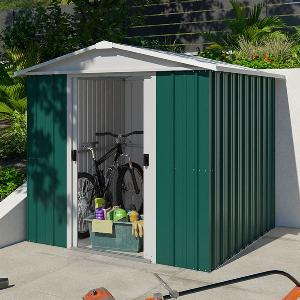 Enjoy 11 Discount on 68 x 66 Yardmaster Green Metal Shed 202m x 197m