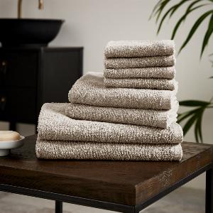 Enjoy 59 Discount on Catherine Lansfield Eight Natural QuickDry Towels