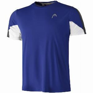 HEAD Club 22 Tech Tshirt Hommes  Bleu  Blanc