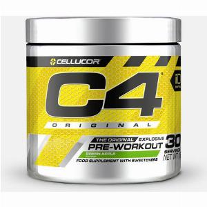C4 Original Preworkout Cellucor Pomme verte 198 grammes 30 doses