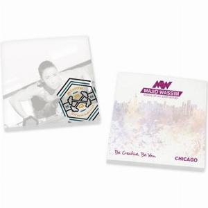 250 Customized Souvenir Sticky Note 3 x 3 Pad 50 sheet  FSC