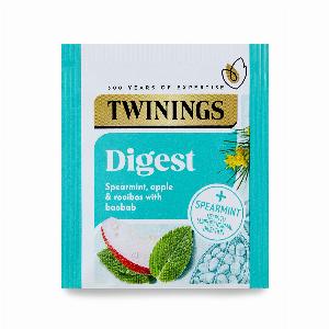 Twinings Superblends  Digest  Spearmint Apple  Rooibos Flavoured Infusion  with Baobab  Health Tea Drink 4 x 20 Tea Bags