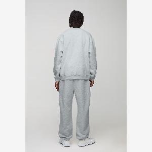 Herren Oversize Basic Jogginghose  Grey Marl  Größe Large  boohooMAN