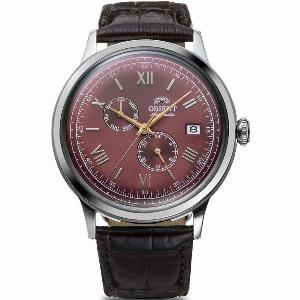 Orient Bambino Version 8 Automatic with Leather Strap Red Dial Mens Watch RAAK0705R30B