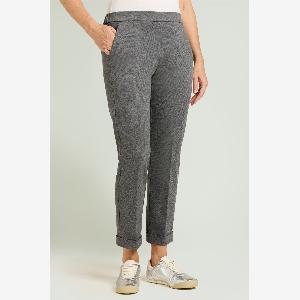 Luisa viola pantaloni pullon chinos in punto milano donna