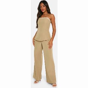Enjoy 65 Discount on Womens Camel Tailored Trousers with Pleats  Size 12