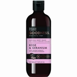 Baylis  Harding Goodness Rose  Gernaium Body Wash  500ml