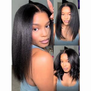 Nadula Flash Sale Yaki Straight Hair Wig 7x5 Byebye Knots Put On And Go Glueless Hair Wigs