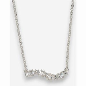 Nami Silver Stone Wave Necklace