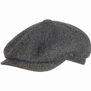 Bakerboy Schiebermütze Bosaro Brood Herringbone grau XL