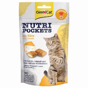 GimCat Nutri Pockets Snack al Formaggio per Gatti  Set 6 x 60 g 799
