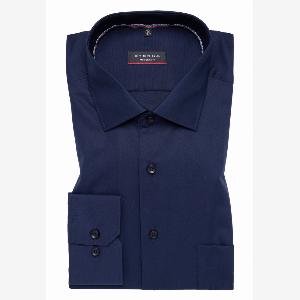 MODERN FIT Hemd in navy unifarben