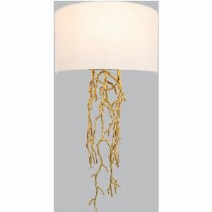 Solid Antique Brass Wall Light