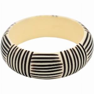 Black Striped Bracelet