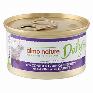 6x85g mousse au lapin Almo Nature Daily Menu Nourriture pour Chat