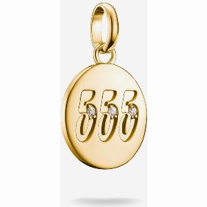 THOMAS SABO Charm Club Connect Gold Plated 555 Angel Number Charm CC125241414