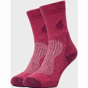 Get 11 Discount on Peter Storm Womens Lightweight Outdoor Socks 2 Pairs Pink