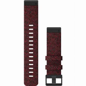 Get 50 Discount on Garmin QuickFit 22 Heathered Red Nylon Strap