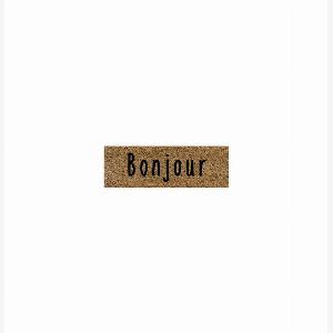 Paillasson rectangulaire  L 40 x H 60 cm  Bonjour
