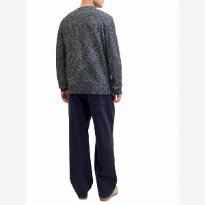 JackJones maglia uomo misto lana blu melange