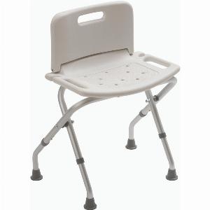 Enjoy 34 Discount on a White Folding Bath Bench with Backrest