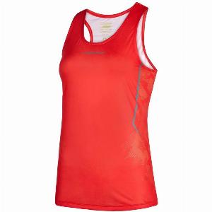La Sportiva Pacer Tank ärmelloses TShirt für Frauen in Rot Größe M jetzt 2395