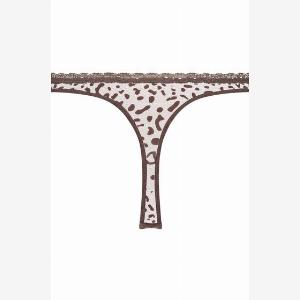 Hunkemöller Zena Brown Thong Was 8 Now Just 2  75 Discount