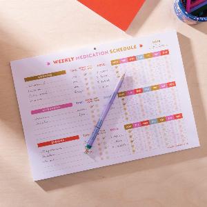 Enjoy a 10 Discount on the A4 Weekly Medication Planner by Joy
