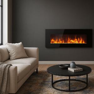 Offerta Camino Elettrico a Parete LED 9 Colori 127x11x50 cm risparmio del 13