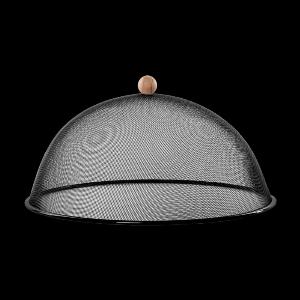 Cloche Alimentaire  Noir  L  D43 x H 217 cm  Fer bouleau